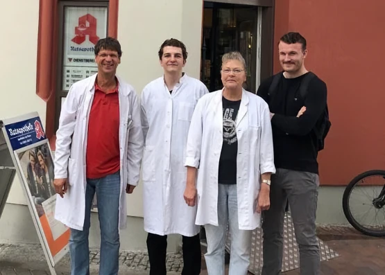 David Kaufmann at pharmacy internship